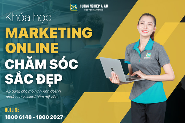 học marketing online ngành chăm sóc sắc đẹp