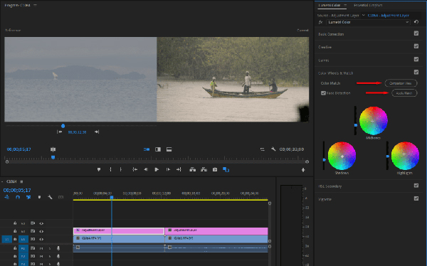 tùy chọn color match