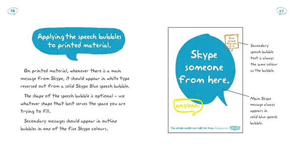brand guidelines của skype