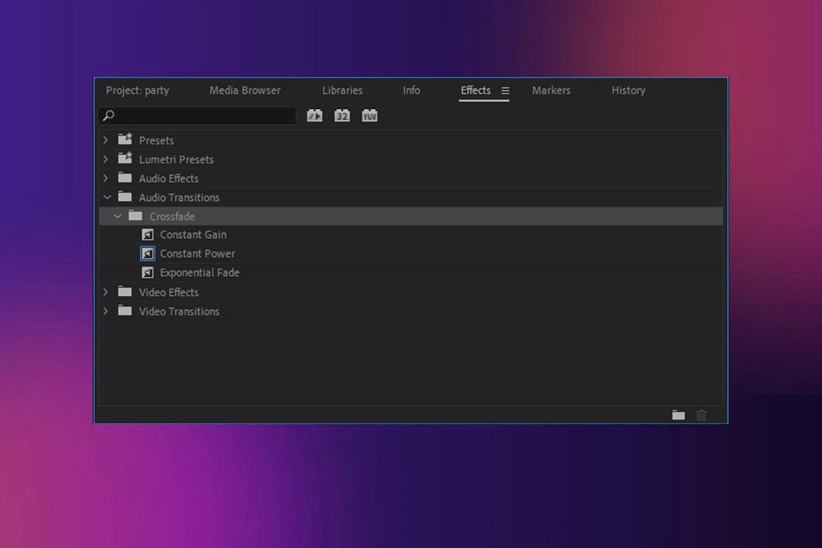 Chuyển tiếp âm thanh với Crossfades