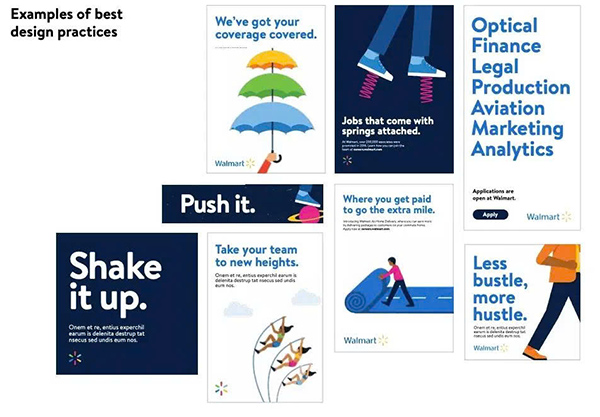 ví dụ về brand guidelines của walmart