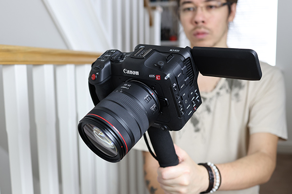 quay handheld với canon c70